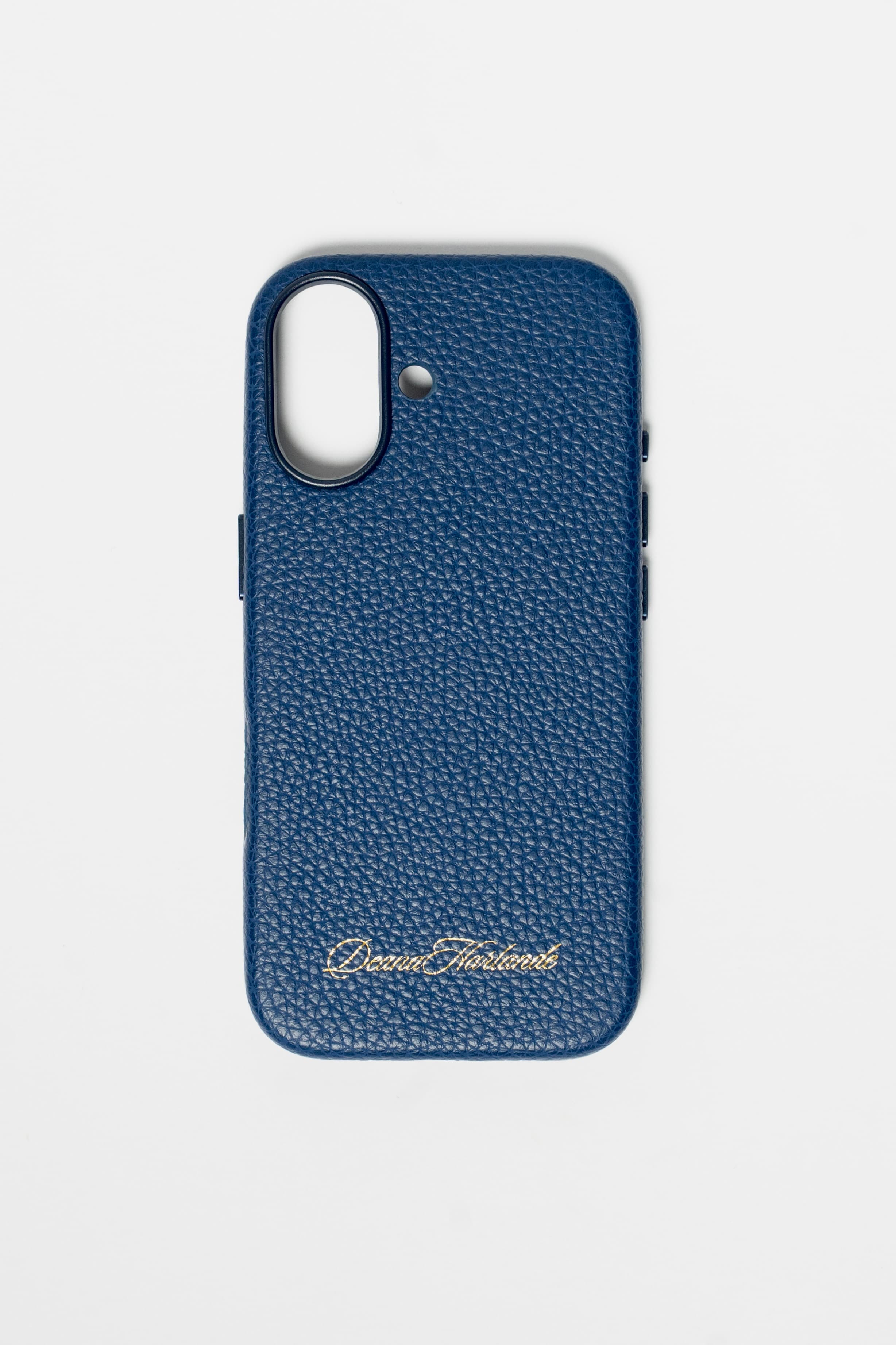 Cactus Leather Magsafe iPhone Case - Navy Blue- 17 & 16