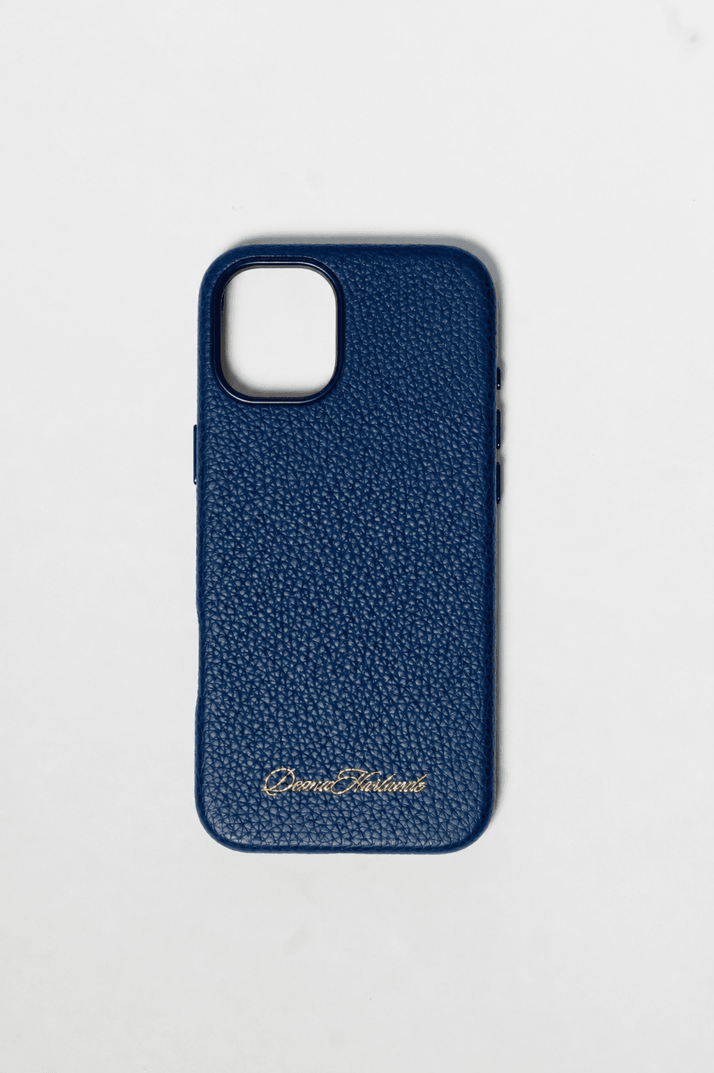 Cactus Leather Magsafe iPhone Case - Navy Blue - 15 PM - 15 Pro - 16 PM - 16 Pro