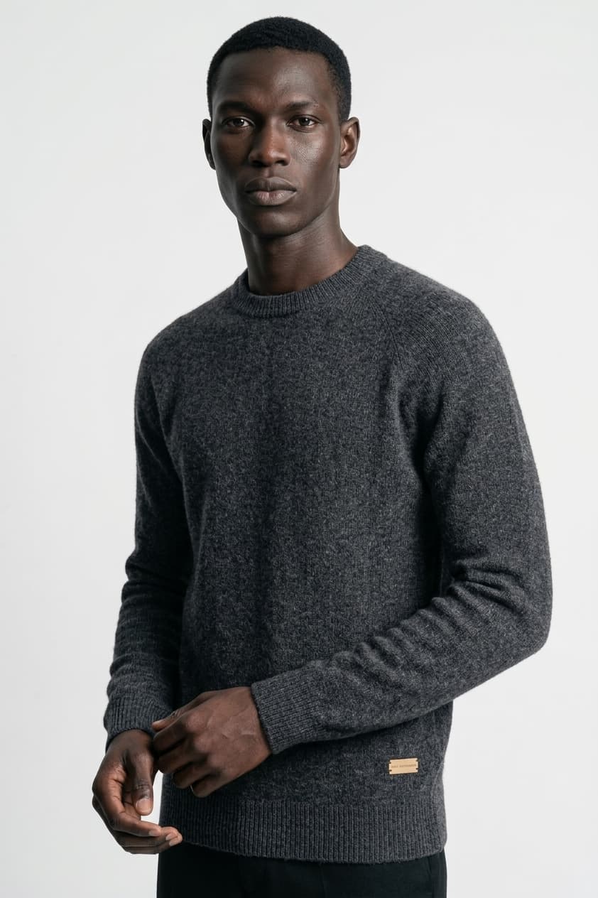 Pure Mongolian Cashmere Crewneck alternate view